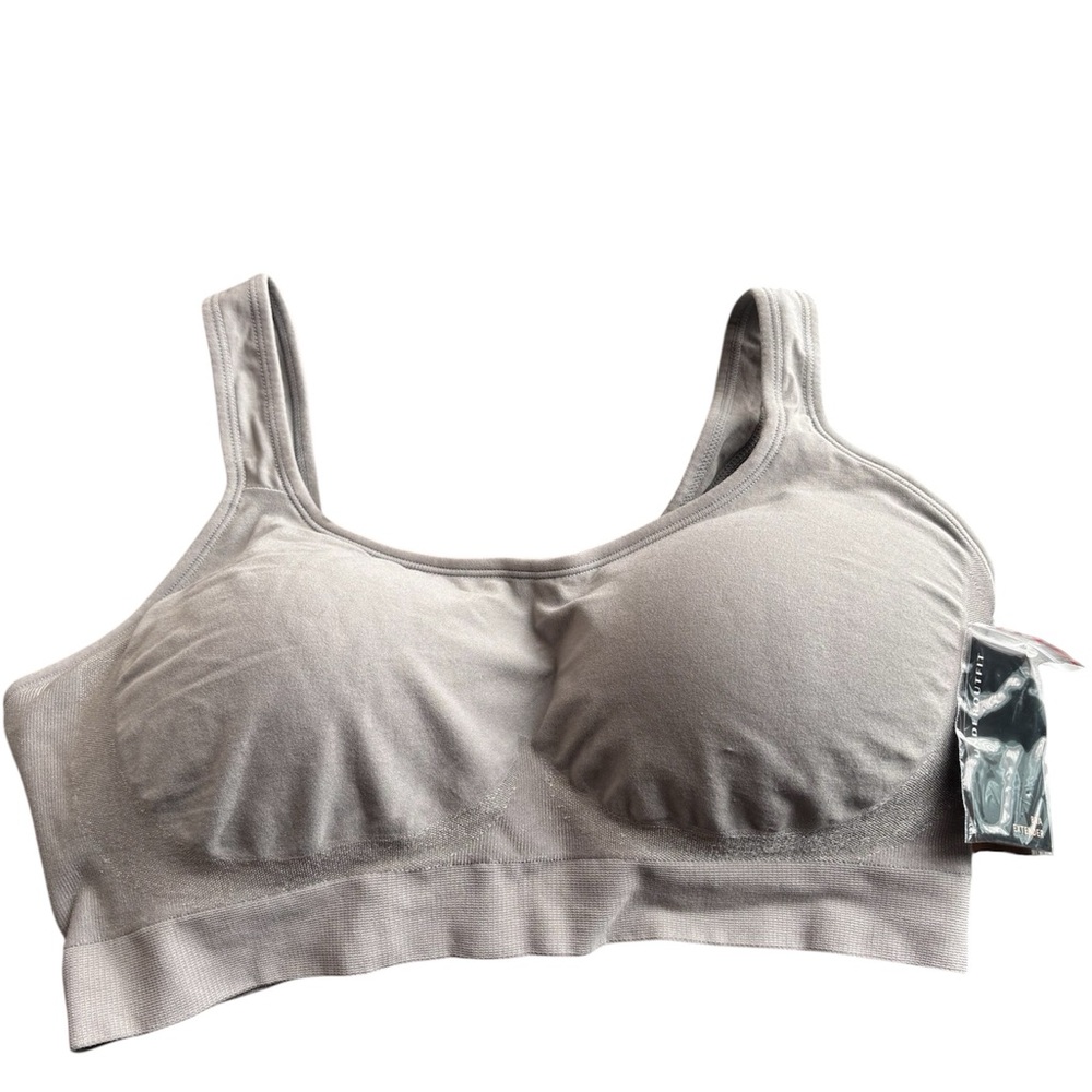 NWT Under Outfit Seamless Gray Bra, Size XL